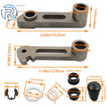 Deck Idler Arms Tensioner & Bushing Rebuild Kit for M143350 M136635 M111358
