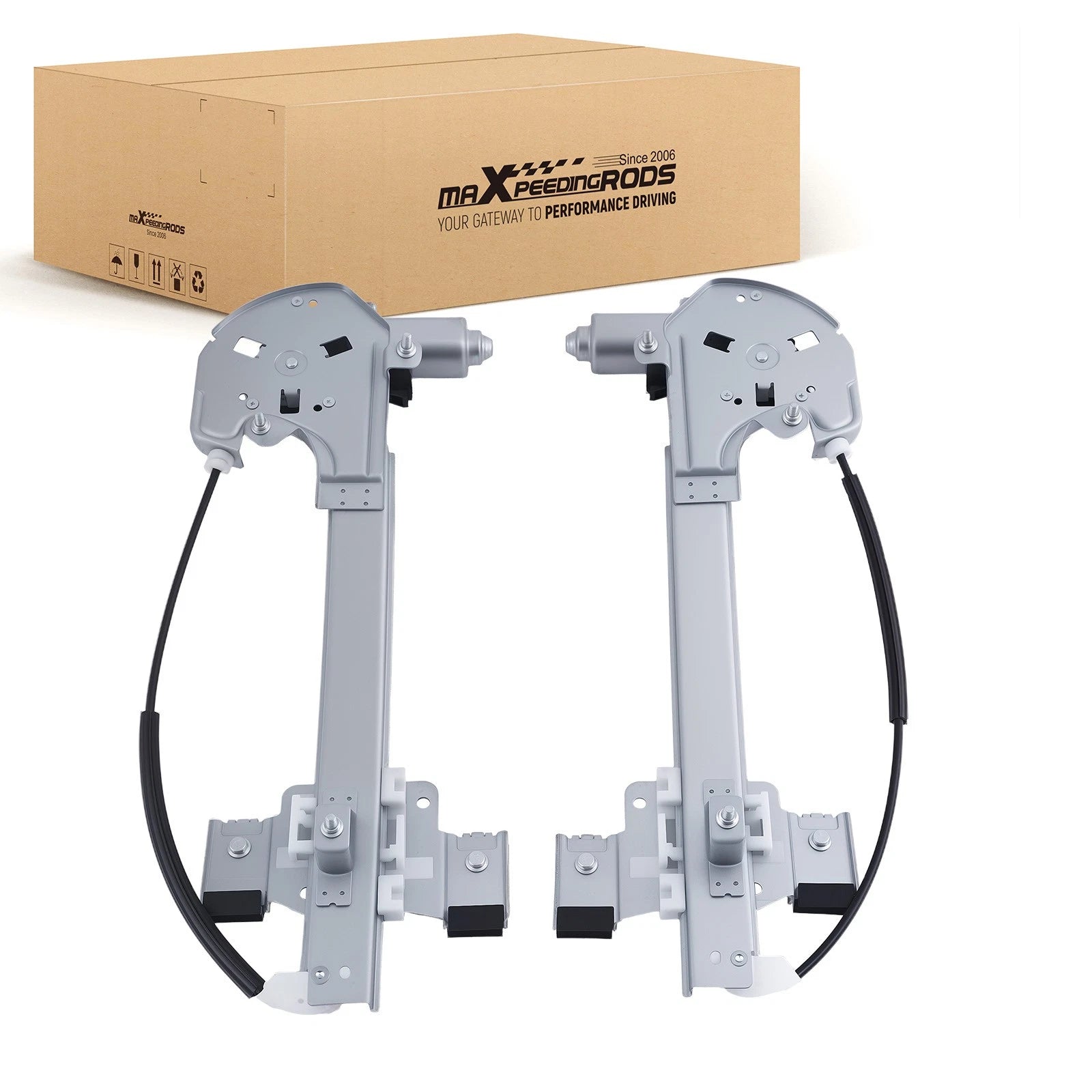 Set of 2 Power Window Regulators for Buick LeSabre (2000–2005)