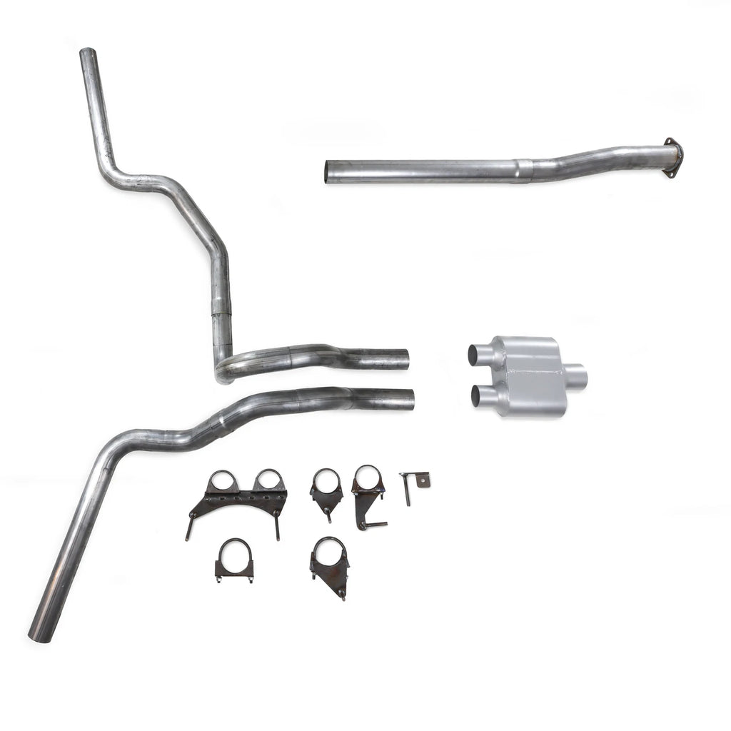 Dual Exhaust Kit for Toyota Tacoma (2016–2023) 2.5" Chamber Muffler