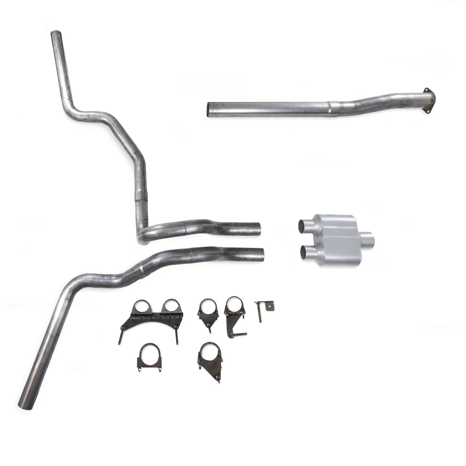 Dual Exhaust Kit for Toyota Tacoma (2016–2023) 2.5" Chamber Muffler