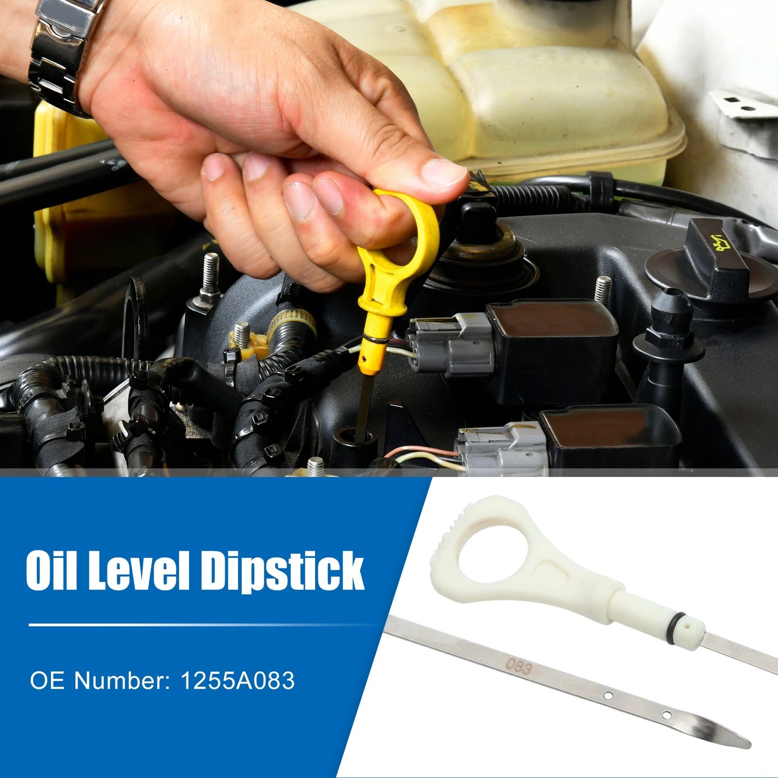 Engine Oil Dipstick for Mitsubishi L200 (2006–Present) No. 1255A083