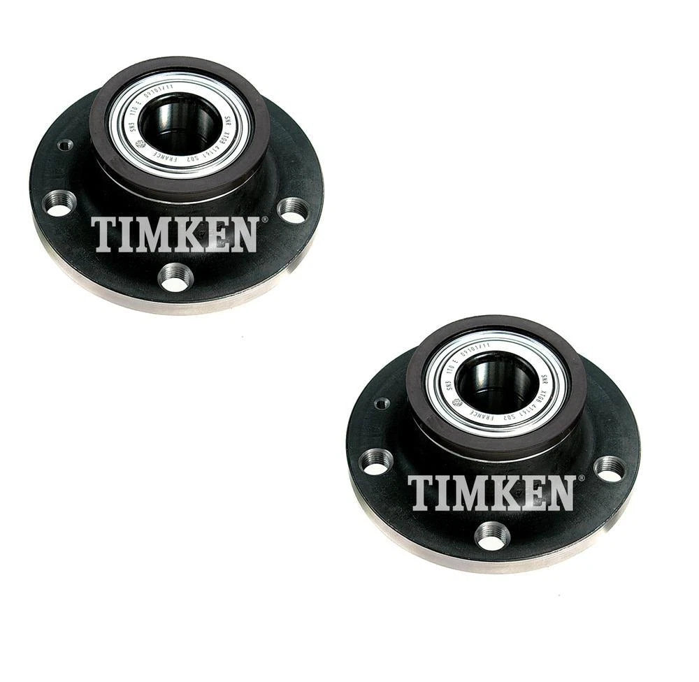 Set of 2 Rear Wheel Bearings Hubs for Audi Q3, TT, VW Beetle, CC, Eos, Golf GTI, Jetta, Passat