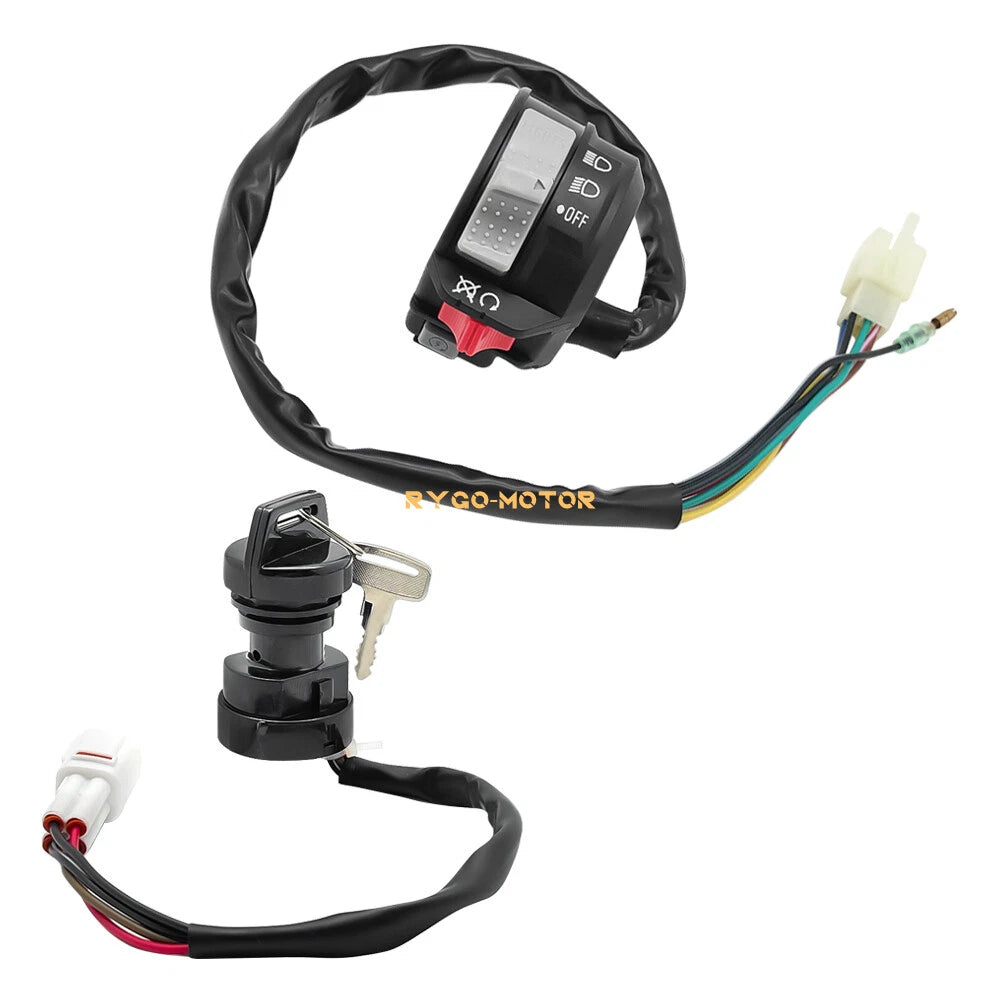 Start Stop Headlight Switch & Ignition Key Switch for Yamaha Warrior 350 (1987–2004)