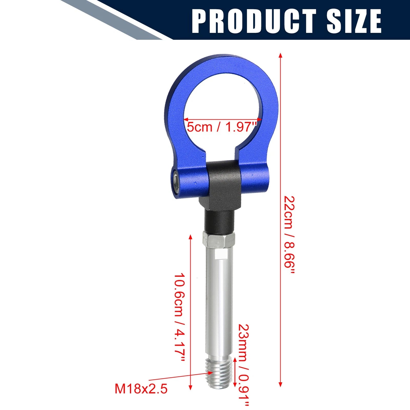 Trailer Ring Eye Towing for Honda Fit (2009–2014)