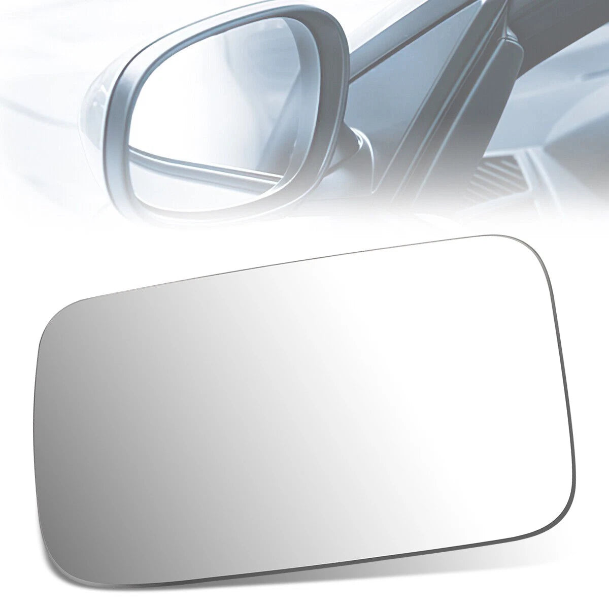 Side Door Mirror Glass for Honda Accord (1982–1985) OE Style Flat Lens Left