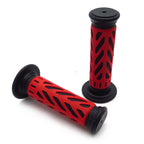 Red Gel Hand Grips 25mm for Kawasaki Brute Force Prairie (2003–2023)