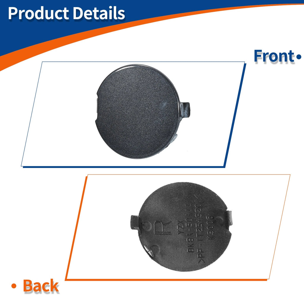 Tow Hook Cover for Mazda 6 (2008–2012) No.GS1D50A11 Deep Gray