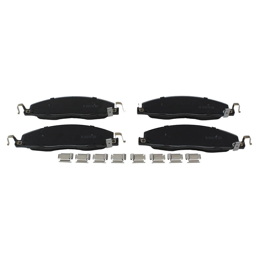 Set of 4 Akebono Severe Duty Rear Ceramic Disc Brake Pads for Dodge Ram