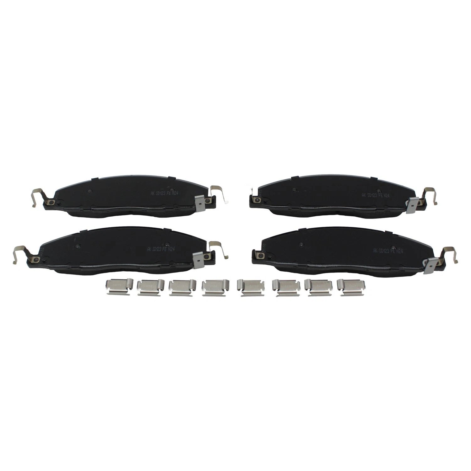 Set of 4 Akebono Severe Duty Rear Ceramic Disc Brake Pads for Dodge Ram