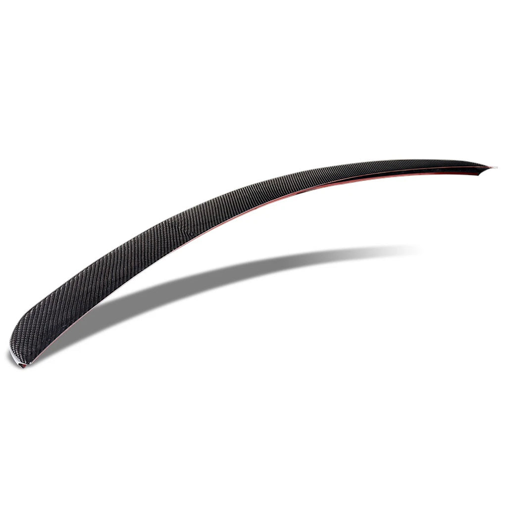 V-Style Real Carbon Fiber Trunk Lip Spoiler for Mercedes C300 C63 AMG (2008–2014)