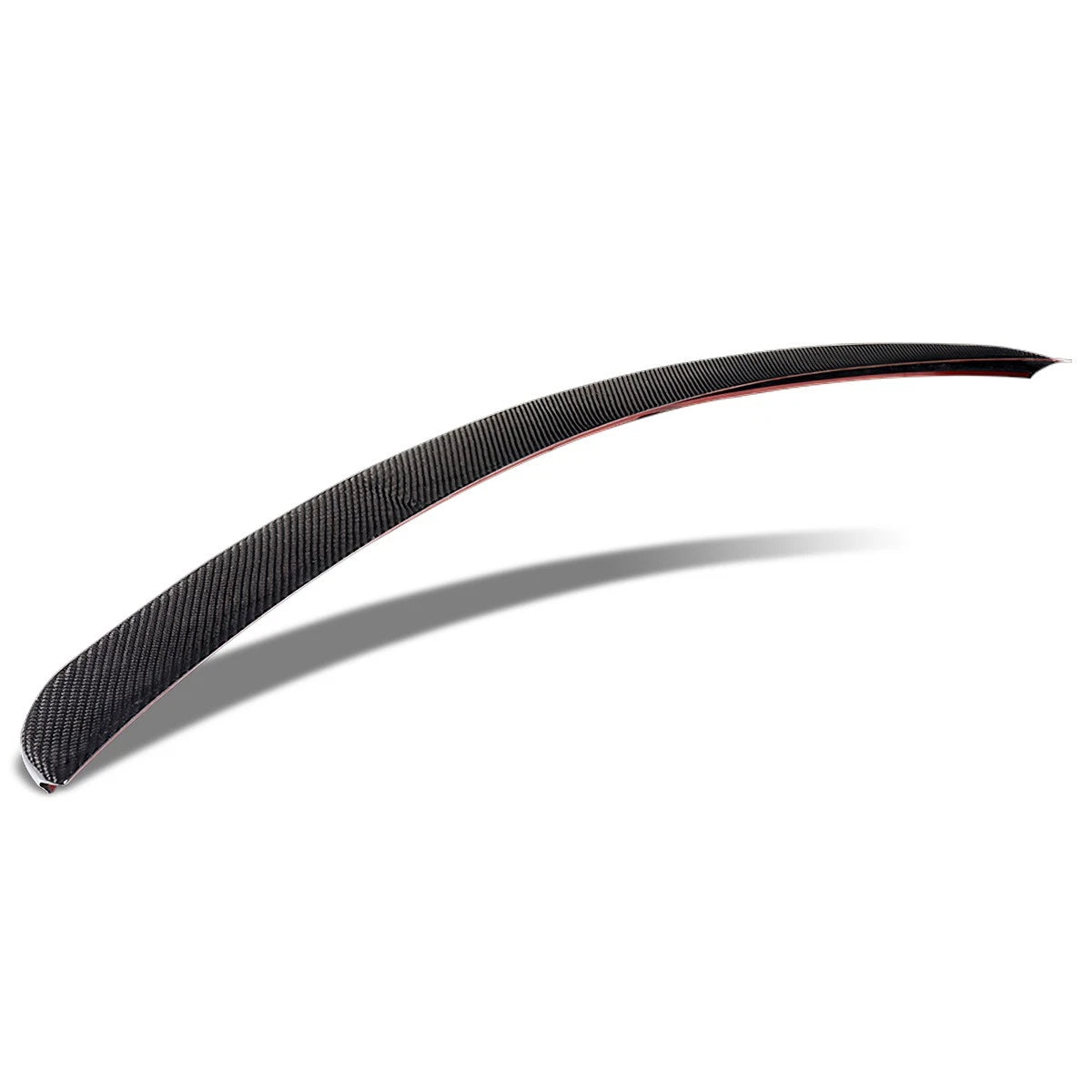 V-Style Real Carbon Fiber Trunk Lip Spoiler for Mercedes C300 C63 AMG (2008–2014)