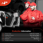 2X Rear Black Chrome Interior Door Handle for Chevy Silverado 1500 (2007â2013)