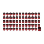 60x Red Engine Screw Caps for Harley Twin Cam Engines (1999-2017)