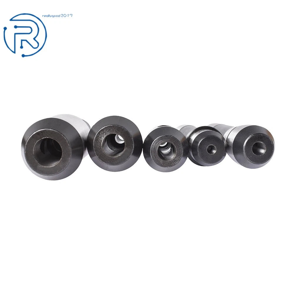 Set of 5 End Mill Holders for R8 (Compatible with Various Sizes)
