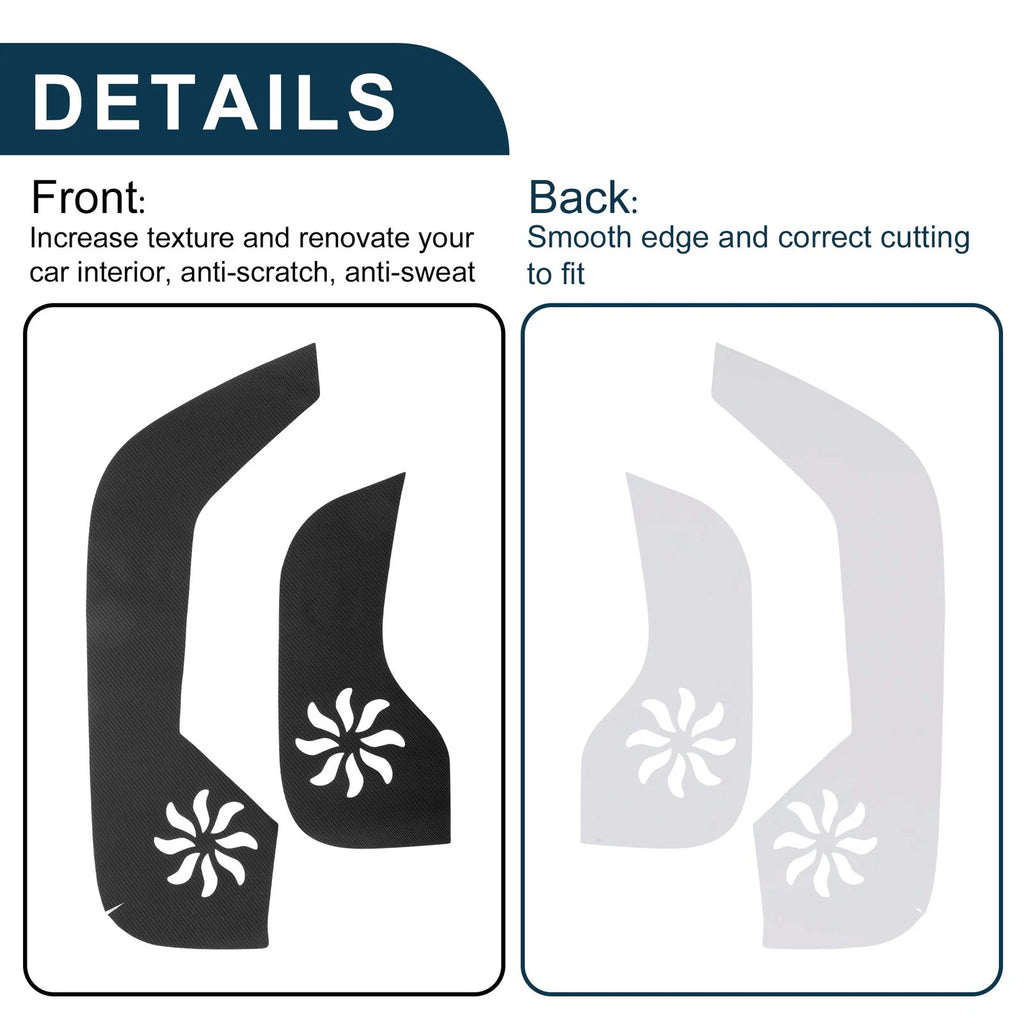 Leather Anti Kick Pad Sticker for Mazda CX-8 (2017–2023) KG2P KG5P