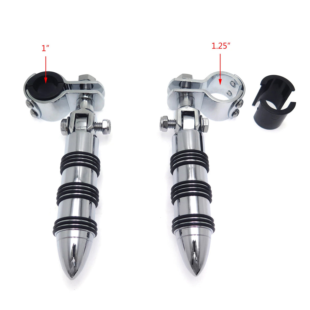 O Ring Clamp Foot Peg 1" 1 1/4" for Harley Dyna Touring XL