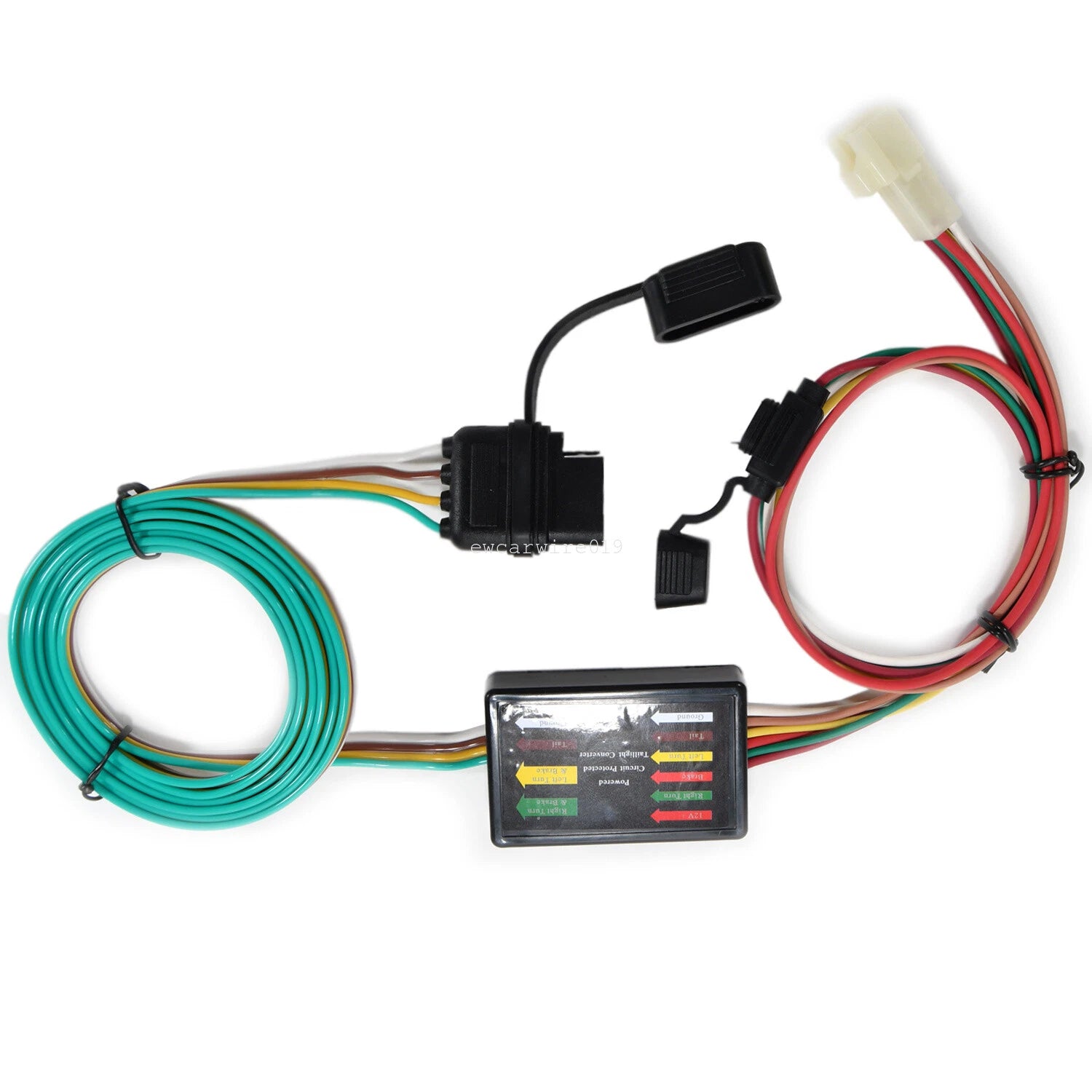 Trailer Wire Harness Lights Power Adapter Plug for Subaru Forester (1998–2024)