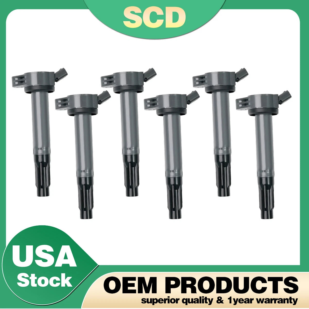 6X Ignition Coil for Toyota Camry Sienna Avalon RAV4 Lexus 5.6L V6 (2005–2018) UF487