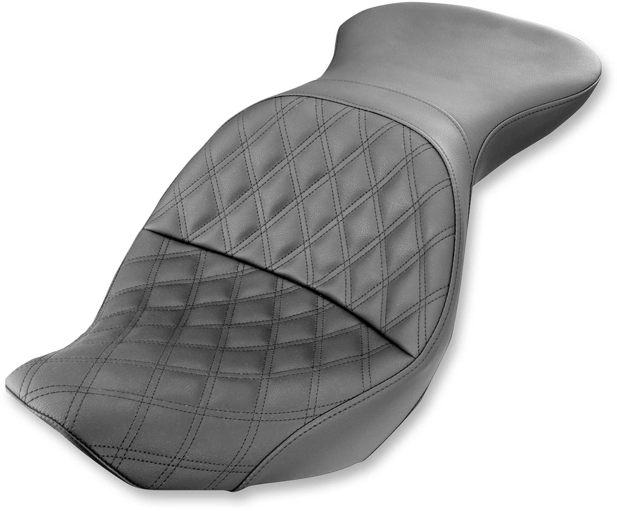 SADDLEMEN Explorer Seat for FLSTC (2006–2017) 800-23-029LS Lattice Stitched