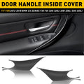 2X Door Inside Handle Cover Black for BMW 3 Series 328i 2012–2018
