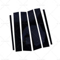 6PCS Black Pillar Post Cover Trims for Nissan Titan Crew Cab (2004–2015)