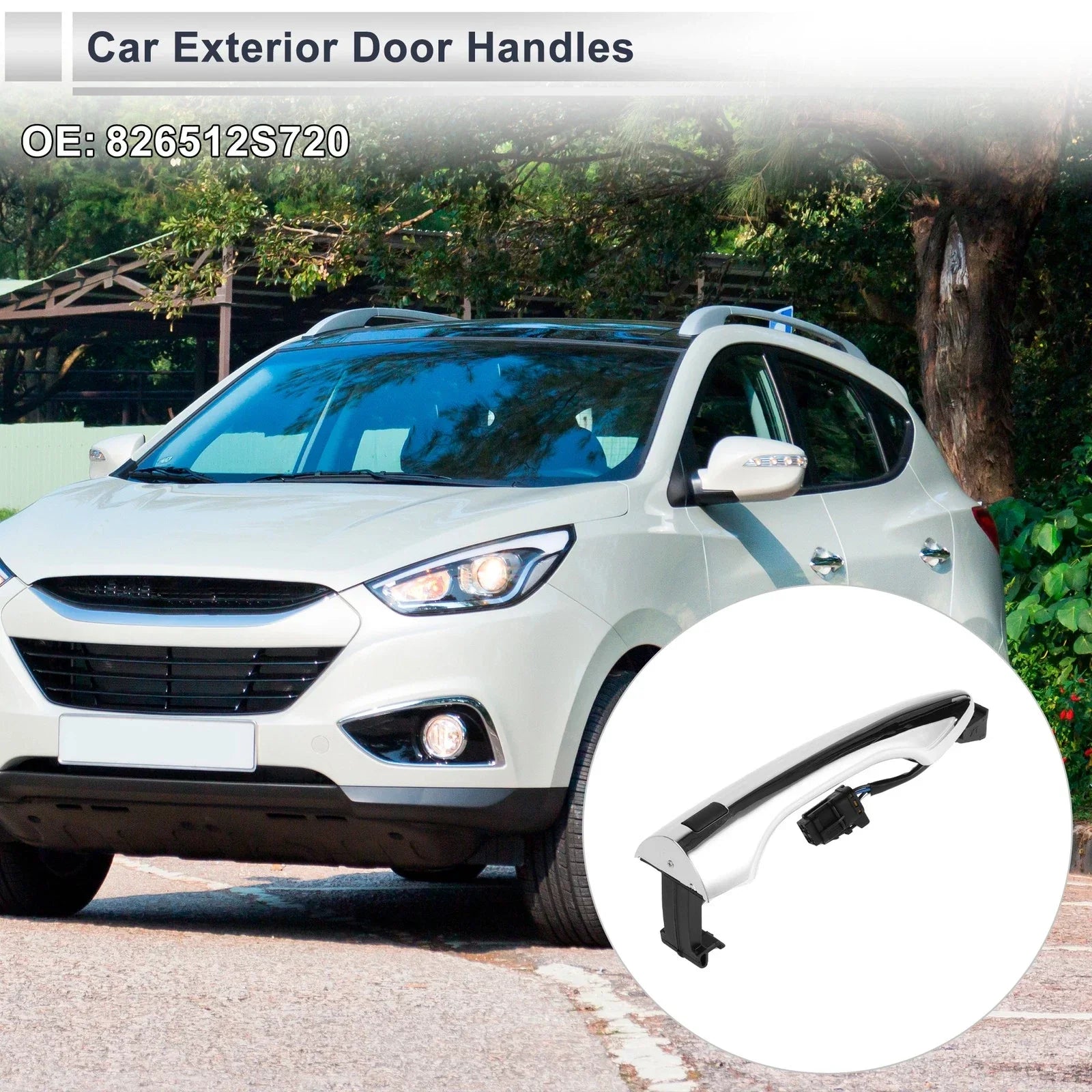 Front Left Exterior Door Handle for Hyundai Tucson (2010-2015)