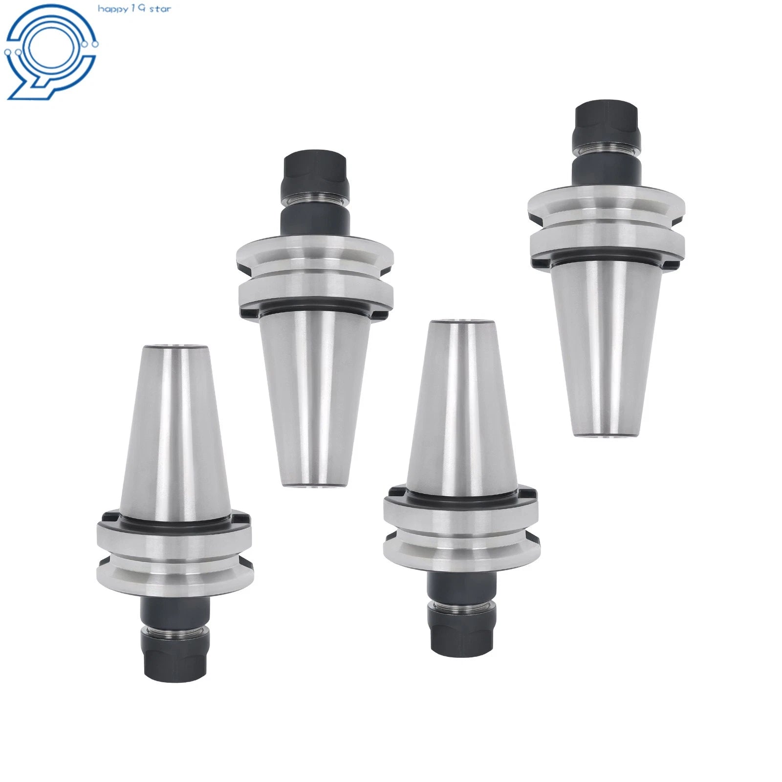 Set of 4 Toolholders for CNC Machines (ER16, 70mm Length)