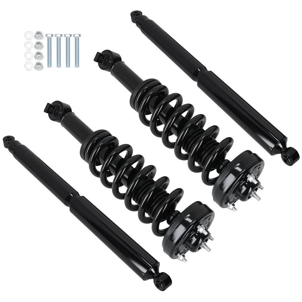 Front & Rear Struts w/Coil Spring for Ford F-150 (2015–2020)