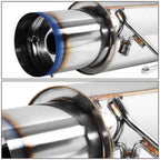 Dual Burnt Tip Stainless Steel Catback Exhaust for Honda Accord V6 (1998–2002)