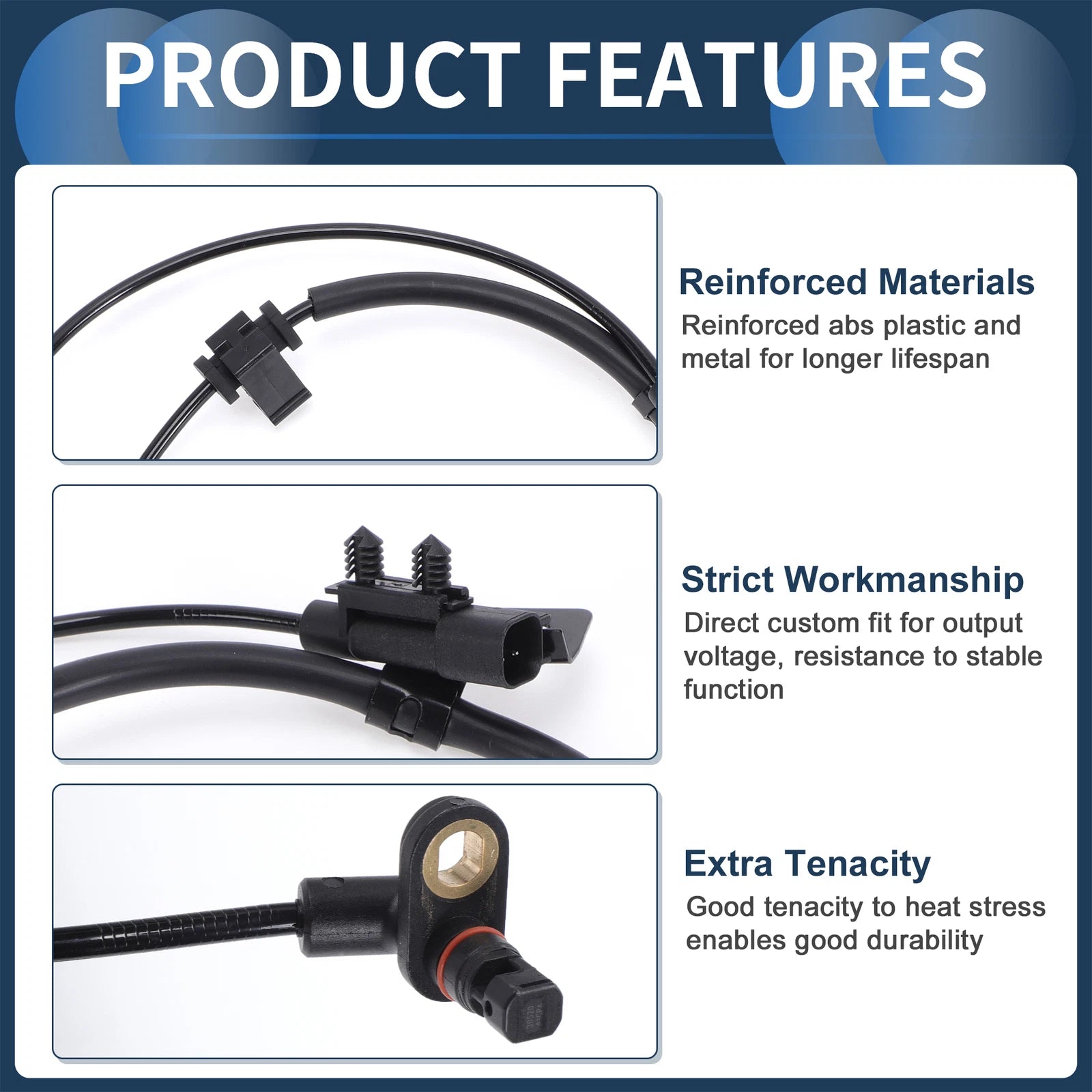 ABS Wheel Speed Sensor No. 04743874AE for Dodge Journey (2009–2020)