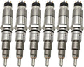 Set of 6 Fuel Injectors 6754-11-3011 for Komatsu 4D107 6D107 (PC200-8)