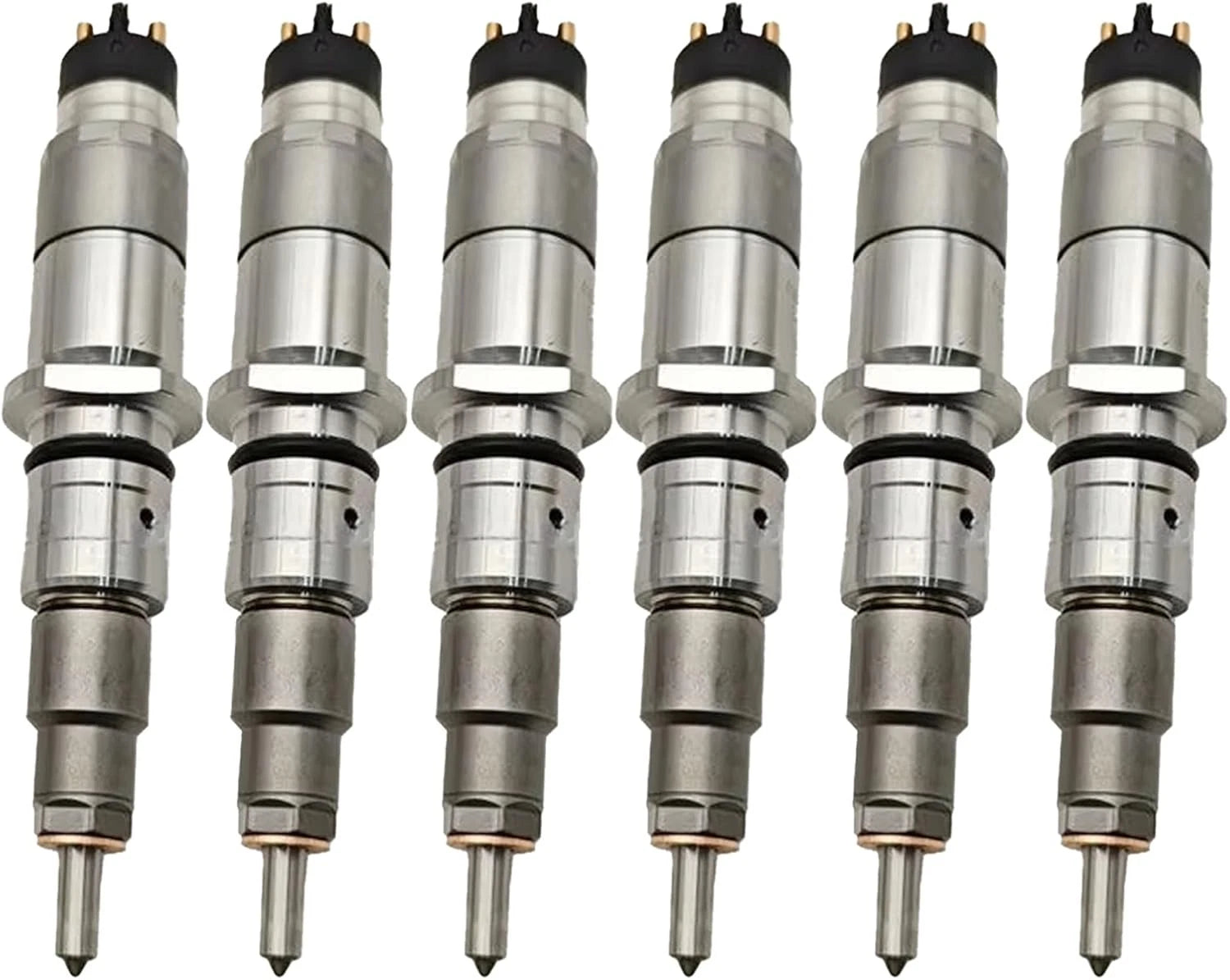Set of 6 Fuel Injectors 6754-11-3011 for Komatsu 4D107 6D107 (PC200-8)