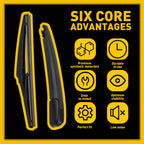 Set of 2 Rear Windshield Wiper Blades for Kia Sorento (2011-2015)