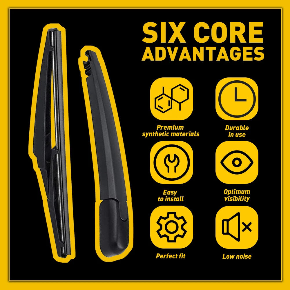 Set of 2 Rear Windshield Wiper Blades for Kia Sorento (2011-2015)