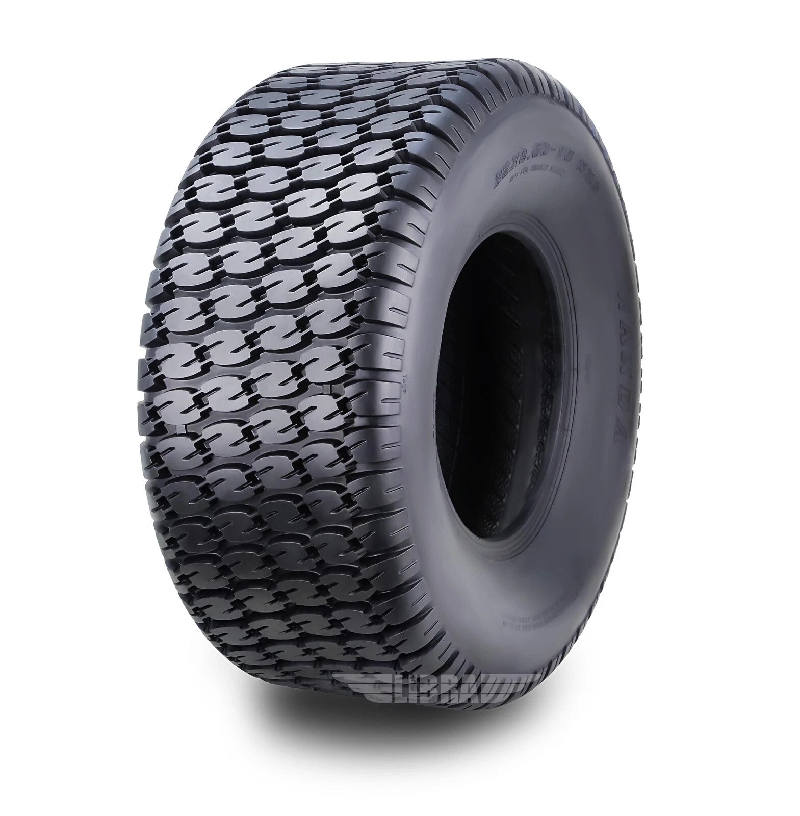 22X9.5-10 Turf Tire for Lawn Mower Tractor Cart (4 Ply)
