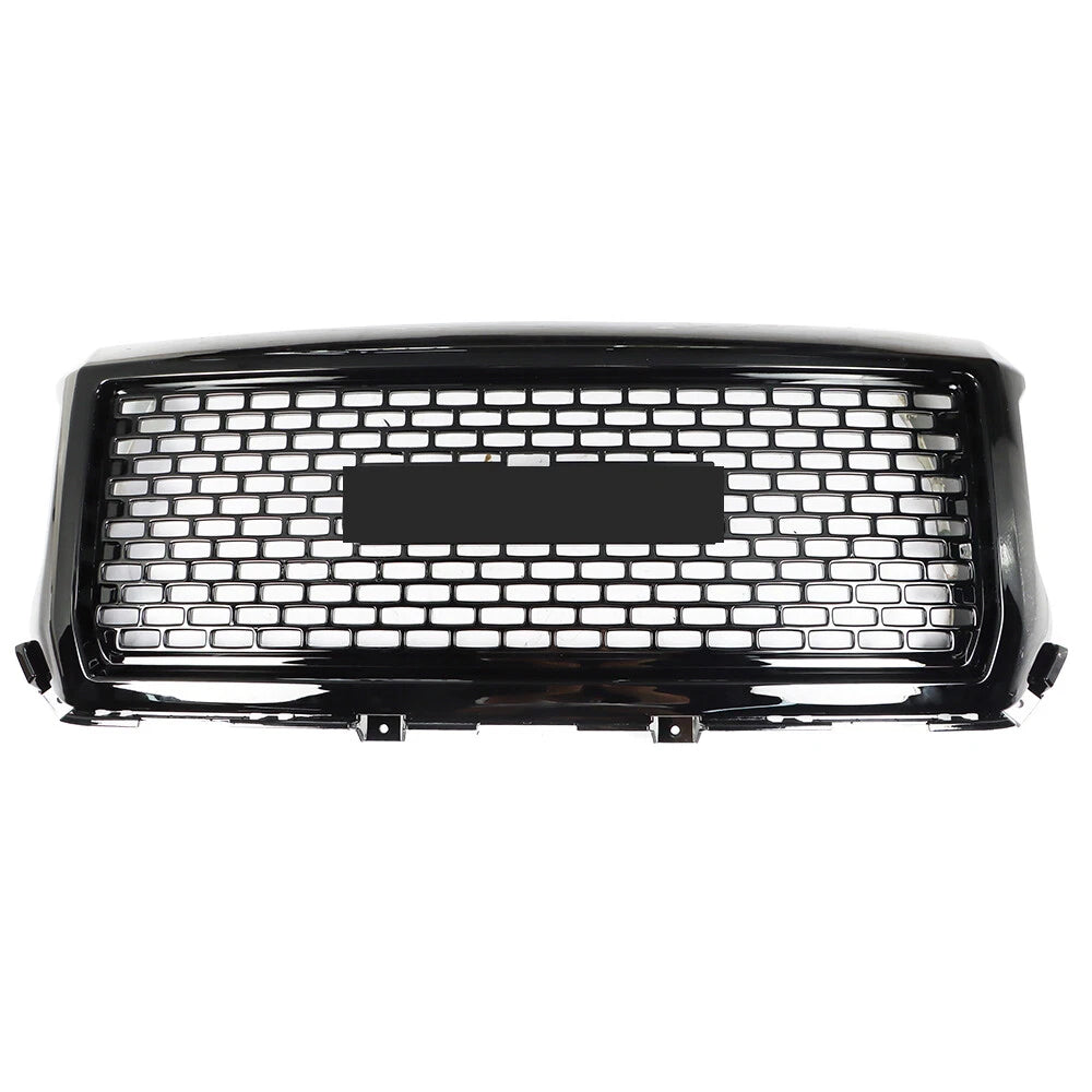 Front Grille Bumper Upper for GMC Sierra 1500 (2014–2015) Honeycomb Black