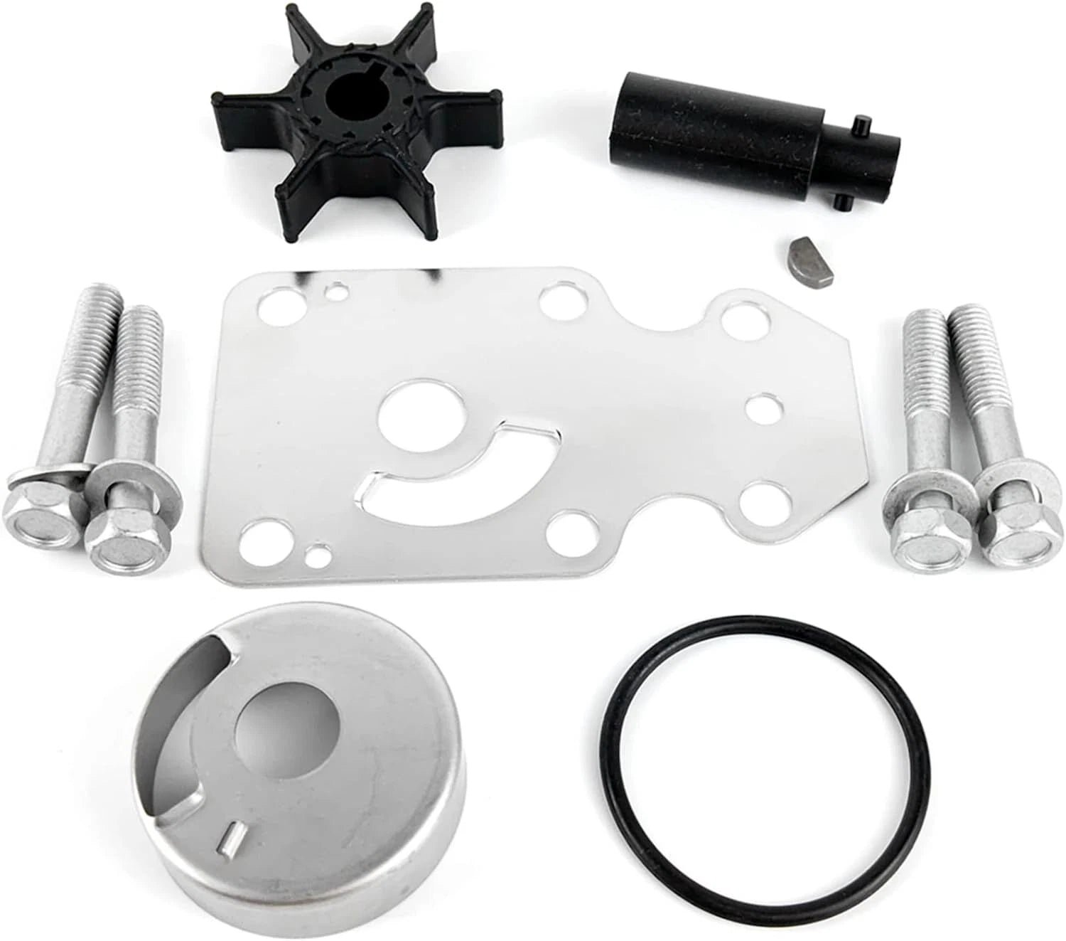 Water Pump Impeller Repair Kit for Yamaha Outboards 6 8 9 HP (68T-W0078-00)