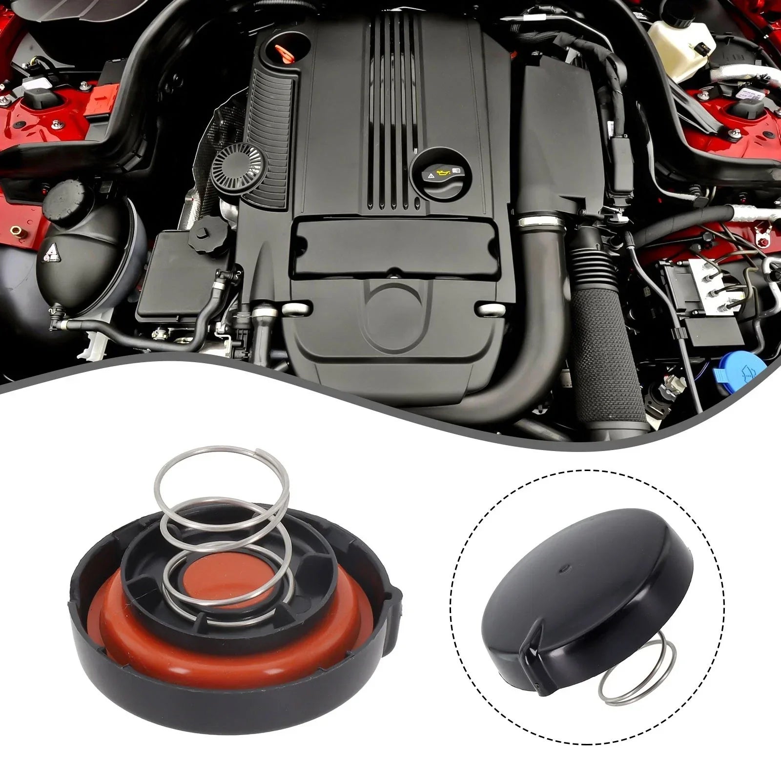 PCV Valve Cover With Membrane / 2.2L for Mercedes C-Class W204/ML