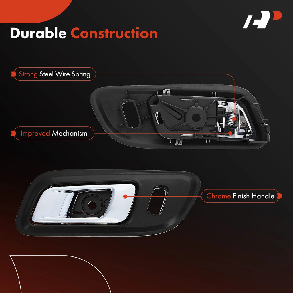 Front Left Interior Door Handle with Lock Hole for Ford Taurus (2013-2019)