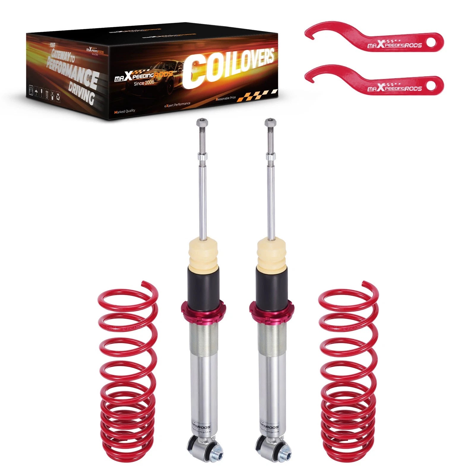 Rear Coilovers Suspension Set for BMW E39 5-Series (1995–2003) 530i 535i