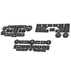 Stickers Repair Decal Button for Car Interior Accessories