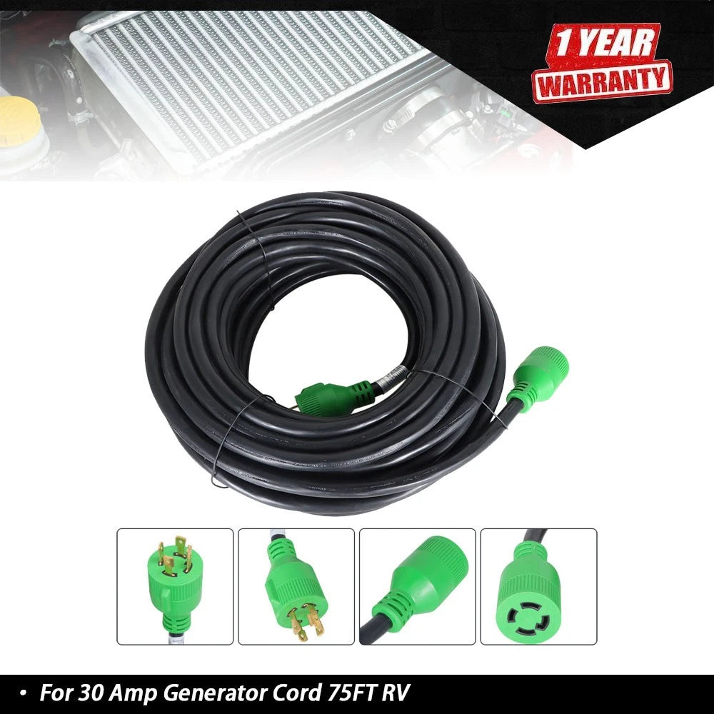 30A Generator Extension Cable for RV (75FT)