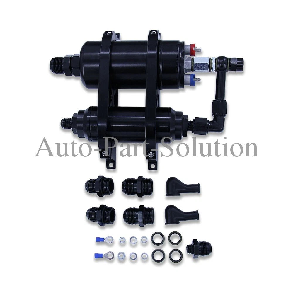 380LPH Universal Fuel Pump with Bracket Kit & Filter for Various Models