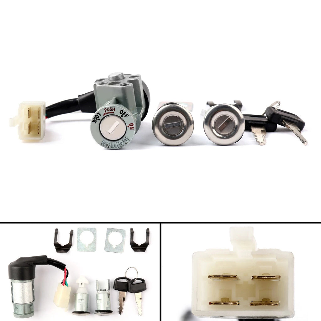 Ignition Switch Lock Set 35010-GV4-901 for Honda CH80 Elite (1985–2007)