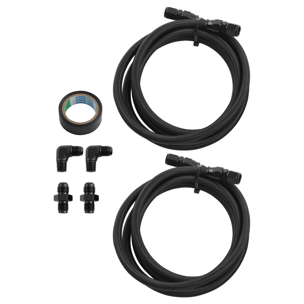 Cooler Hose Line Kit for GM 4L60E 4L65E 700R4 TH350 TH400 (1982–2002)