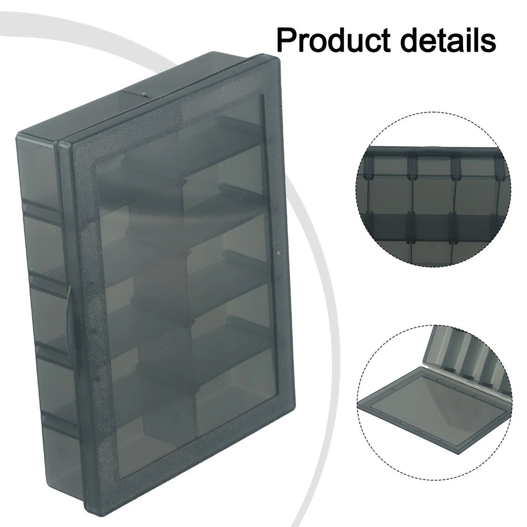 Tool Parts Box with Removable Dividers for Custom Storage