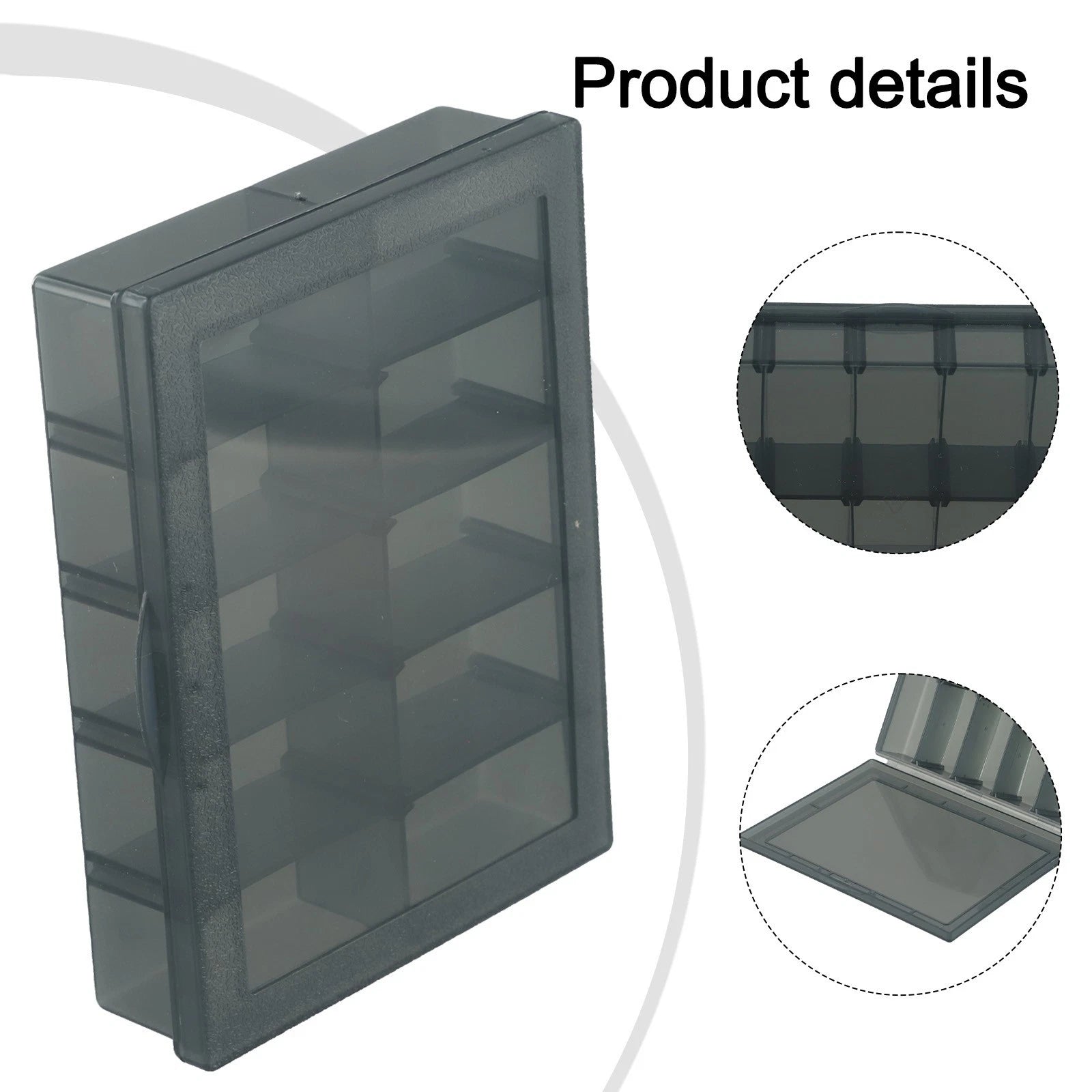 Tool Parts Box with Removable Dividers for Custom Storage