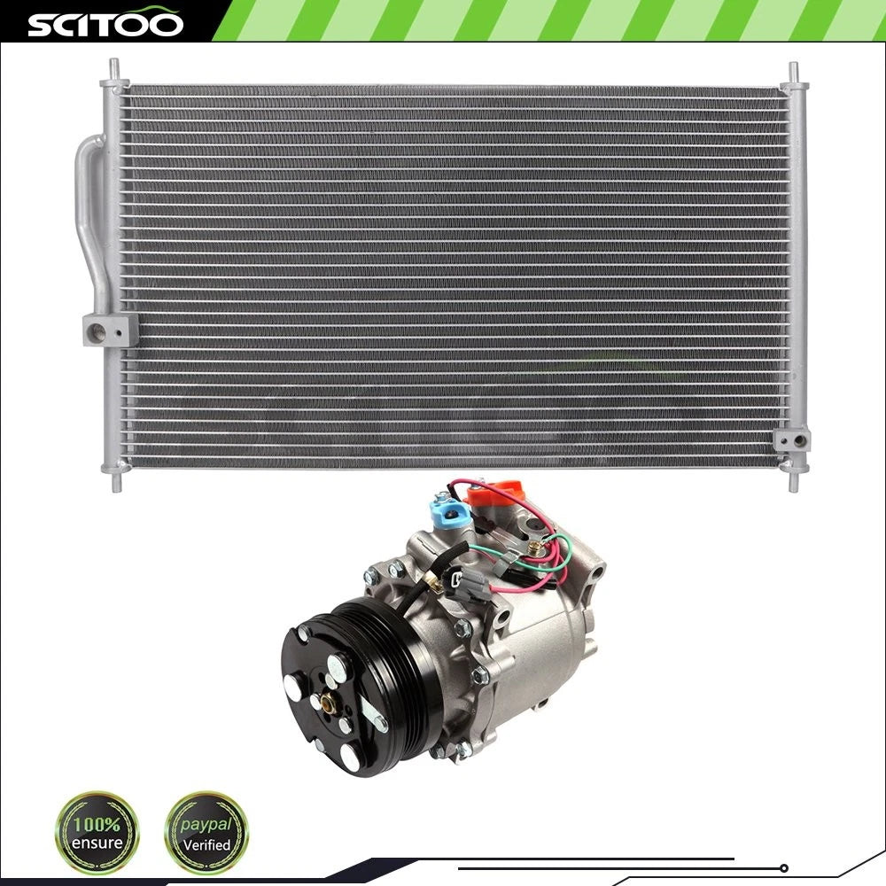 Condenser and Compressor for Honda CR-V (1997–2001)