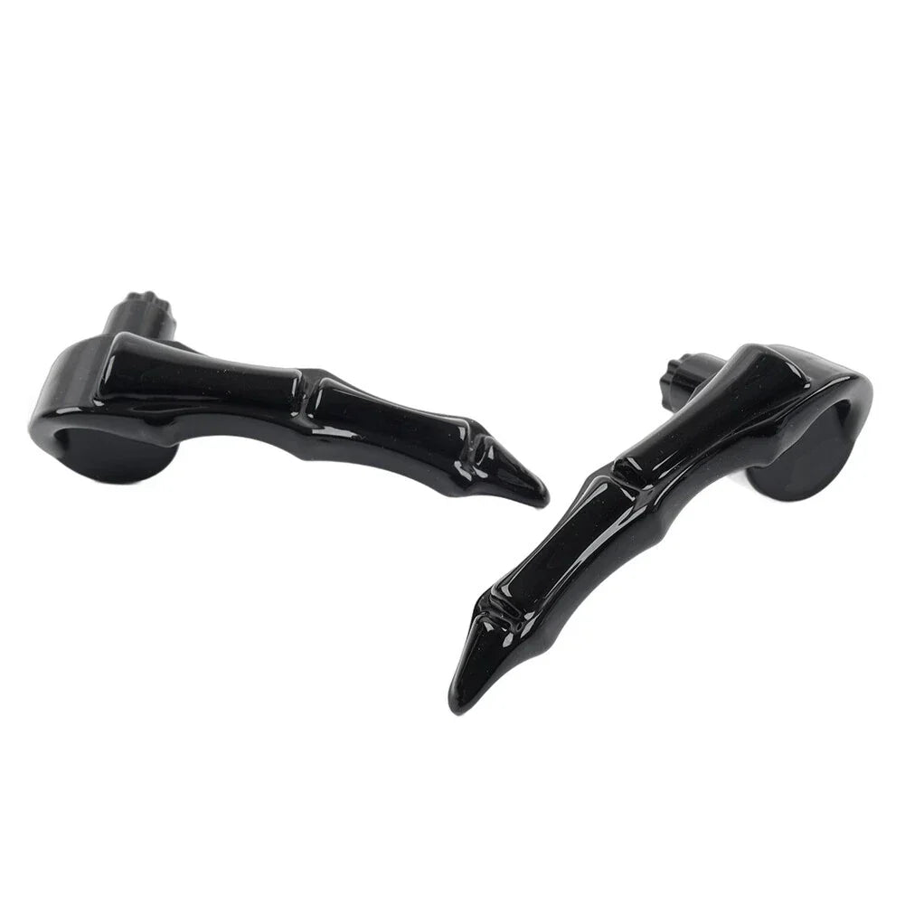 Black Saddlebag Skull Fingers Latch Handles for Harley Touring Bagger (2014- )