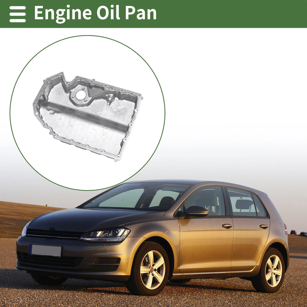 1 Pc Engine Oil Pan for Volkswagen Golf (2015–2019) No.06K103600R Aluminum